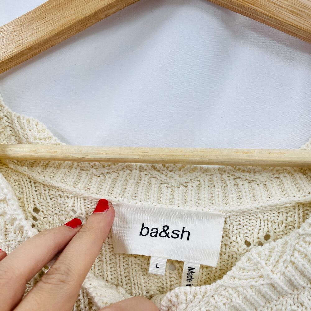 ba&sh lady scallop crochet Jump cardigan - Picture 6 of 9